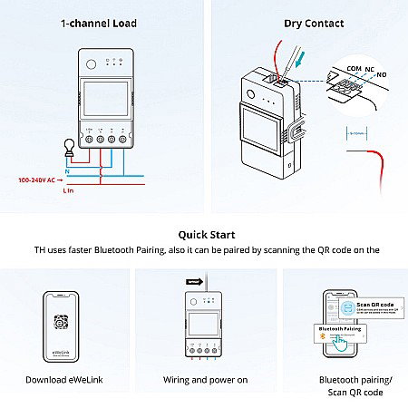 Sonoff th20d elite r3 releu inteligent control temperatura umiditate 20a lcd thr320d [15]