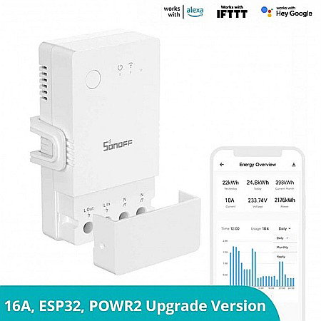 Sonoff powr316 origin releu inteligent masurare consum energie 16a [0]