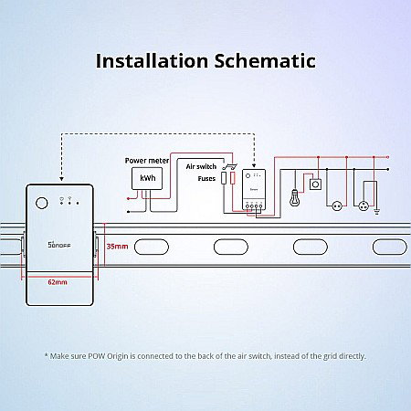 Sonoff powr316 origin releu inteligent masurare consum energie 16a [17]