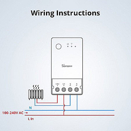 Sonoff powr316 origin releu inteligent masurare consum energie 16a [16]