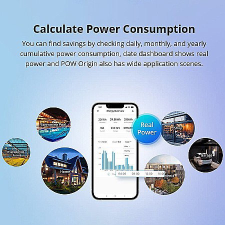 Sonoff powr316 origin releu inteligent masurare consum energie 16a [9]