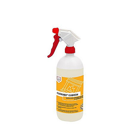 Solutii de curatare si dezincrustare - CLEANEX GUDRON 1 KG SOLUTIE CURATARE CAZANE CU COMBUSTIBIL SOLID CU PULVERIZATOR LBXGDLI001