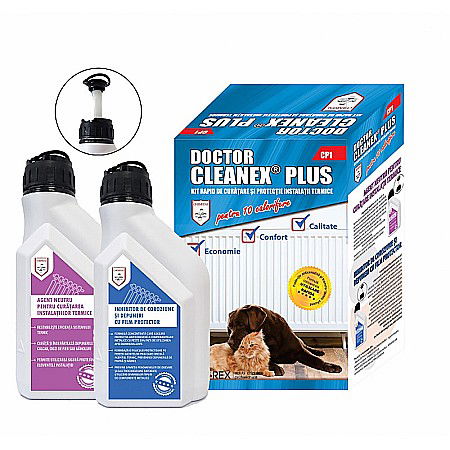 Inhibitori - DOCTOR CLEANEAX PLUS KIT RAPID DE CURATARE SI PROTECTIE INSTALATII TERMICE