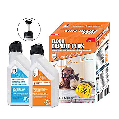 Solutii intretinere instalatii - FLOOR EXPERT PLUS KIT RAPID PENTRU PROTECTIA INSTALATIILOR DE INCALZIRE IN PARDOSEALA LBXFLEX001