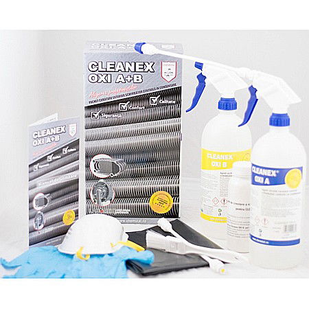 CLEANEX OXI A+B PACHET CURATARE EXTERIOR SCHIMBATOR CENTRALA IN CONDENSARE LBXPKOS10 [1]
