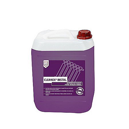 Solutii intretinere instalatii - CLEANEX INSTAL 10 KG DEZINCRUSTANT ALCALIN INSTALATIE TERMICA LBXCLIL010