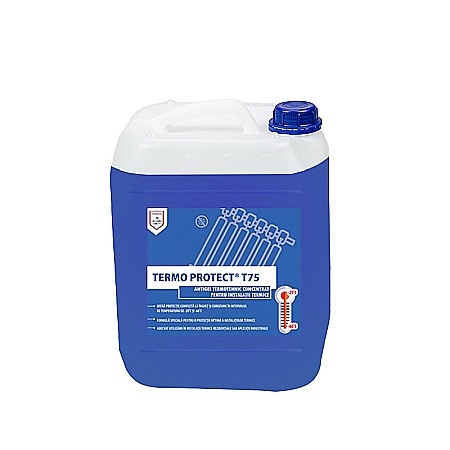 Solutii intretinere instalatii - TERMO PROTECT T75 10 KG ANTIGEL CONCENTRAT PENTRU INSTALATII TERMICE -60 GRADE LBXTP75010