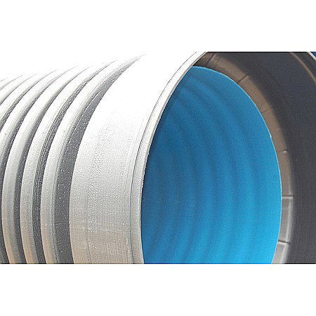 Teava corugata SN4 800 pentru canalizare PVC BUCATA DE 3 METRI [3]