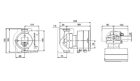 POMPA RECIRCULARE GRUNDFOS MAGNA3 25-40 97924244 [2]