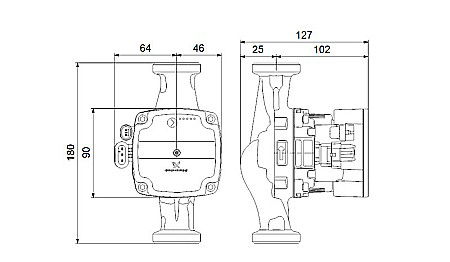 POMPA RECIRCULARE GRUNDFOS ALPHA SOLAR 25-145 180 [2]