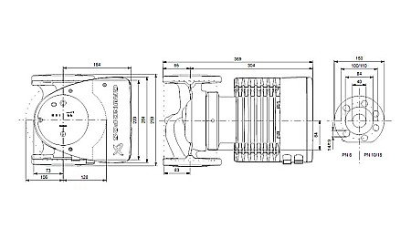 POMPA RECIRCULARE GRUNDFOS MAGNA1 40-150 F 99221306 [2]