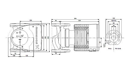 POMPA RECIRCULARE GRUNDFOS MAGNA1 40-180 F 99221307 [2]