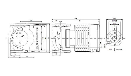 POMPA RECIRCULARE GRUNDFOS MAGNA1 50-80 F 99221334 [2]