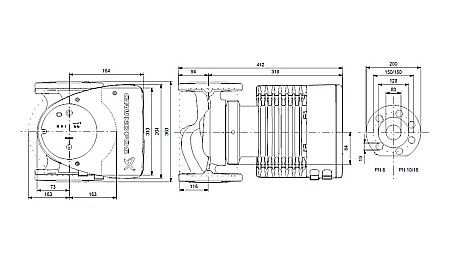 POMPA RECIRCULARE GRUNDFOS MAGNA1 80-60 F 99221406 [2]