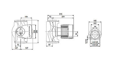 POMPA RECIRCULARE GRUNDFOS MAGNA3 50-100 F 97924283 [2]