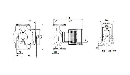 POMPA RECIRCULARE GRUNDFOS MAGNA3 80-60 F 97924307 [2]