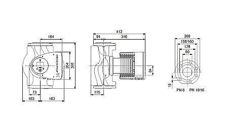 POMPA RECIRCULARE GRUNDFOS MAGNA3 80-100 F 97924309 [2]