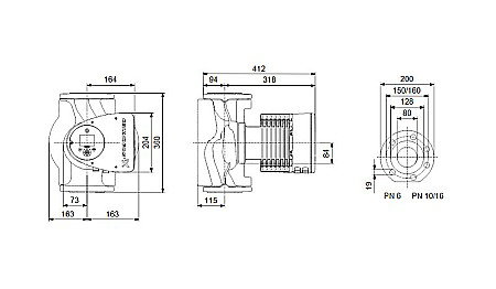 POMPA RECIRCULARE GRUNDFOS MAGNA3 80-120 F 97924310 [2]