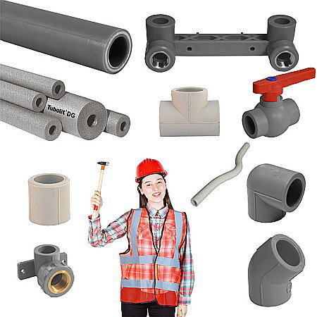 Pachet INSTALATIE BAIE PPR GRI SIMPLU [0]