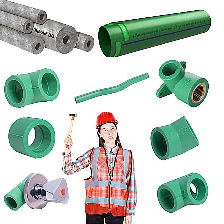 Pachet INSTALATIE BAIE PPR VERDE SIMPLU [0]