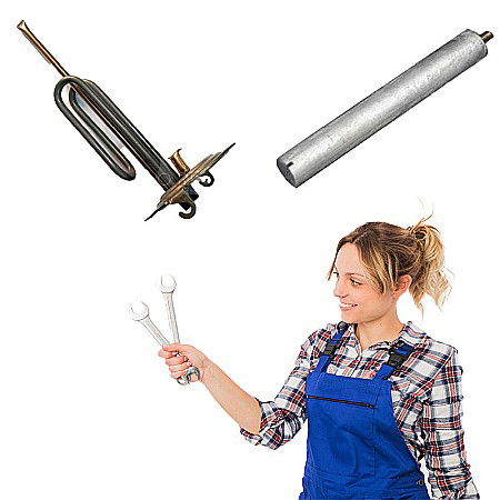 Termice - PACHET REZISTENTA BOILER 1800W 65150829 ARISTON ORIGINAL CU ANOD MAGNEZIU 977127-01