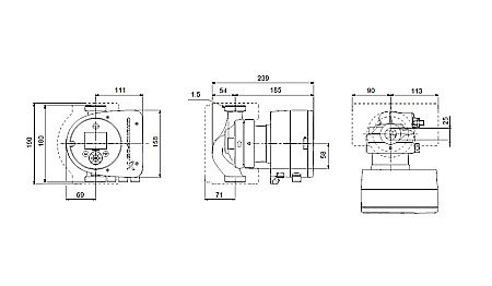 POMPA RECIRCULARE GRUNDFOS MAGNA3 25-100 N 180 CORP INOX 97924339 [2]