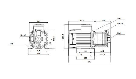 Pompa apa centrifuga multietajata Grundfos CM 3-5 220V 96807024 [3]