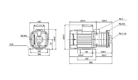 Pompa apa centrifuga multietajata Grundfos CM 5-5 220V 97516571 [3]