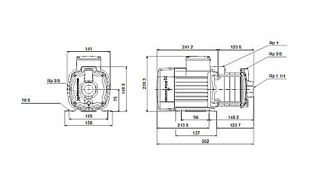 Pompa apa centrifuga multietajata Grundfos CM 5-4 220V 97516570 [3]