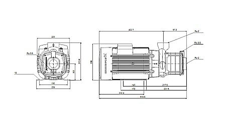 Pompa apa centrifuga multietajata Grundfos CM 25-2 380V 98979368 [3]