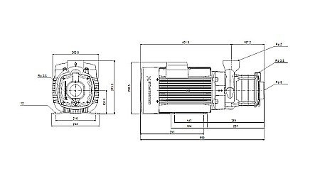 Pompa apa centrifuga multietajata Grundfos CM 25-4 380V 99205259 [3]