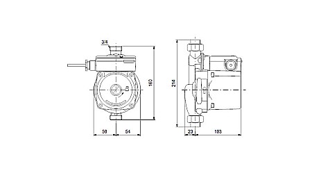 Pompa ridicare presiune apa retea Grundfos UPA 15-90 160 99539056 / 99538895 [4]