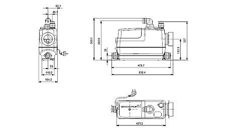 Pompa apa murdara cu tocator Grundfos  Sololift 2 CWC-3 97775316 [2]