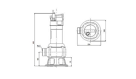 POMPA SUBMERSIBILA APE UZATE GRUNDFOS AP50.B.50.11.A1.V 96468352 [2]