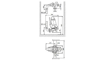 Pompa apa murdara cu tocator Grundfos SEG 40,12,2,50 B 96075905 [2]