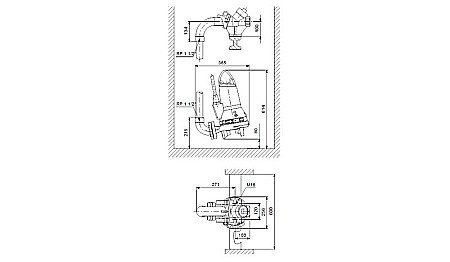 Pompa apa murdara cu tocator Grundfos SEG 40,26,2,50 B 96075913 [2]