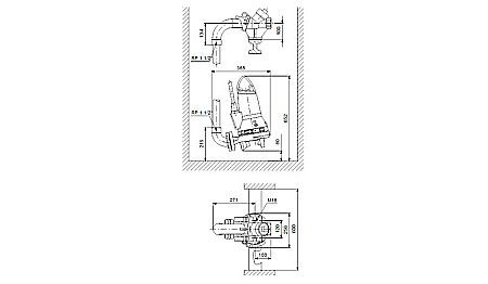 Pompa apa murdara cu tocator Grundfos SEG 40,31,2,50 B 96075915 [2]