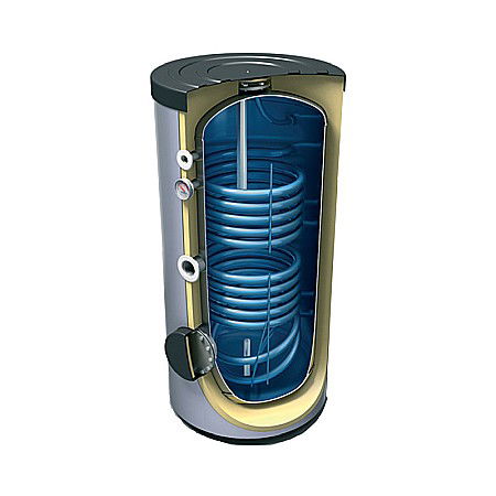 KIT PANOU SOLAR APA CALDA PRESURIZAT 6P ECONOMIC CU BOILER CU DOUA SERPENTINE 300L PANOSOL C.202 [4]