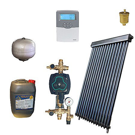 Termice - KIT PANOU SOLAR APA CALDA PRESURIZAT 3P ECONOMIC FARA BOILER PANOSOL C.301