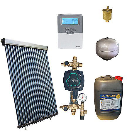 Termice - KIT PANOU SOLAR APA CALDA PRESURIZAT 4P ECONOMIC FARA BOILER PANOSOL C.302