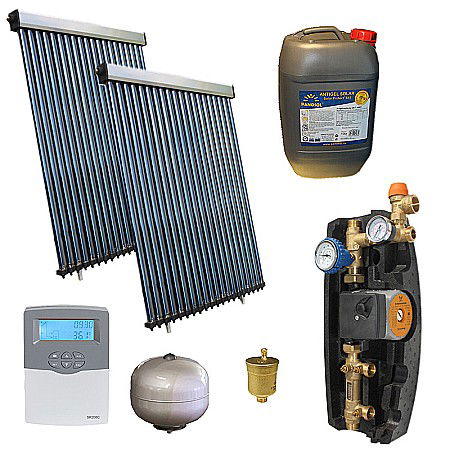 Termice - KIT PANOU SOLAR APA CALDA PRESURIZAT 6P CONFORT FARA BOILER PANOSOL C.307