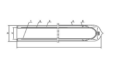 PANOU SOLAR NEPRESURIZAT TERMOSIFON BOILER GALVANIZAT 122L 15 TUBURI SONTEC SP-470-58/1800 -122/15-R [3]