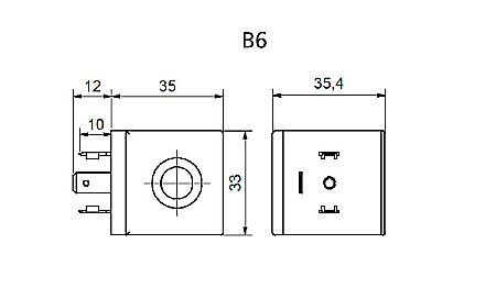 BOBINA B6 20/25VCA 6/12VCC B6-24/50 CEME [1]
