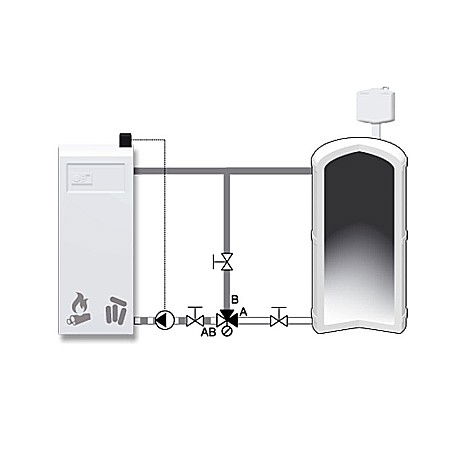 VENTIL TERMIC DE AMESTEC PENTRU CAZANE PE LEMN MAXIM 40KW 1 FE 50-70 VTC422 ESBE 5106 0600 [1]