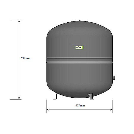 VAS EXPANSIUNE INCALZIRE 200L N200/6 REFLEX [1]