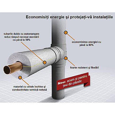 TUB IZOLATIE TUBOLIT DG 28X13 2ML/BUC GRI [2]