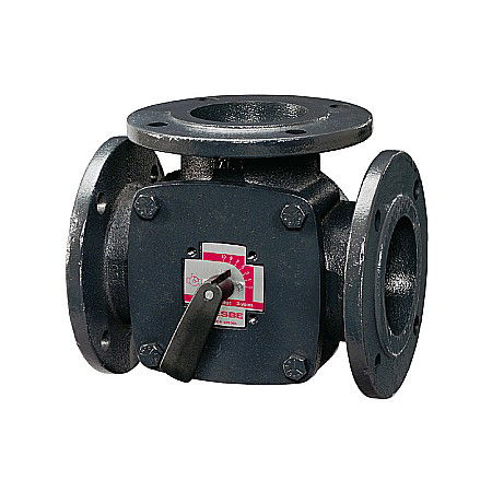 Robineti vane cu flansa - VANA CU 3 CAI DN150 FONTA FLANSE 3F ESBE 1110 1600