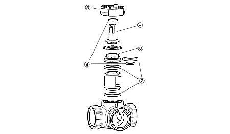 KIT REPARATIE VANA ROTATIVA COMPACTA VRG SI VRB DN32-DN40 ESBE 1700 6920 [1]