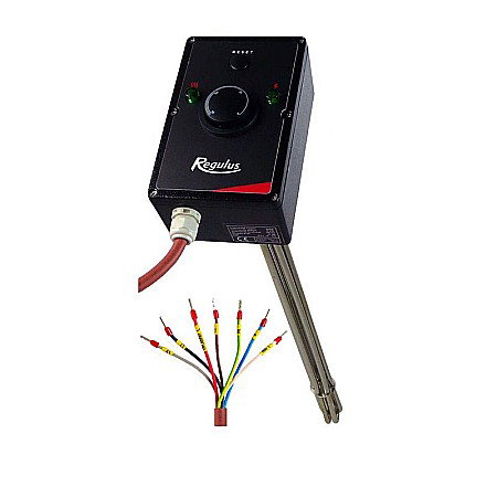 Termice - REZISTENTA ELECTRICA REGULUS 7.5KW CU TERMOSTAT 11/2 L635MM CU TERMINAL NEINCALZIT 19045