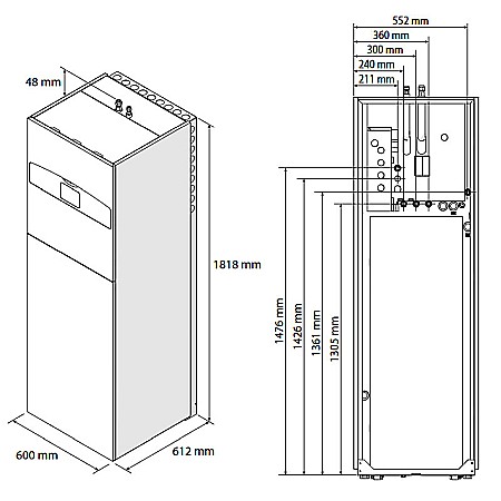 PACHET POMPA DE CALDURA ARISTON NIMBUS COMPACT 150 M-T NET TRIFAZAT 3301868 [7]